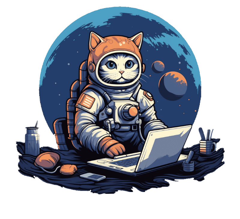 cat-astronaut-postman